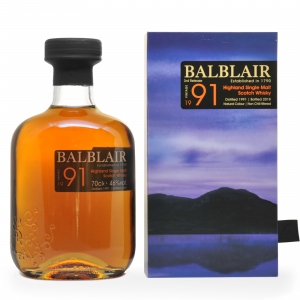 Balblair 1991 3rd Release Bourbon & Sherry 46.0%